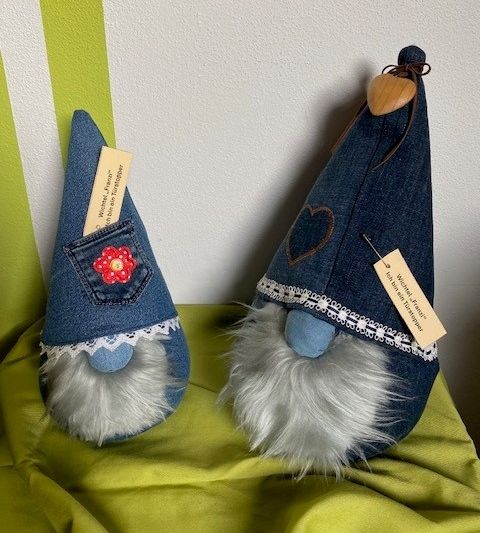 Wichtel genäht im Workshop mit Karin Winter