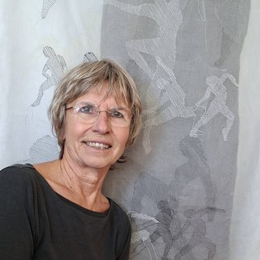'Ausstellerin Monika Steiner im mük